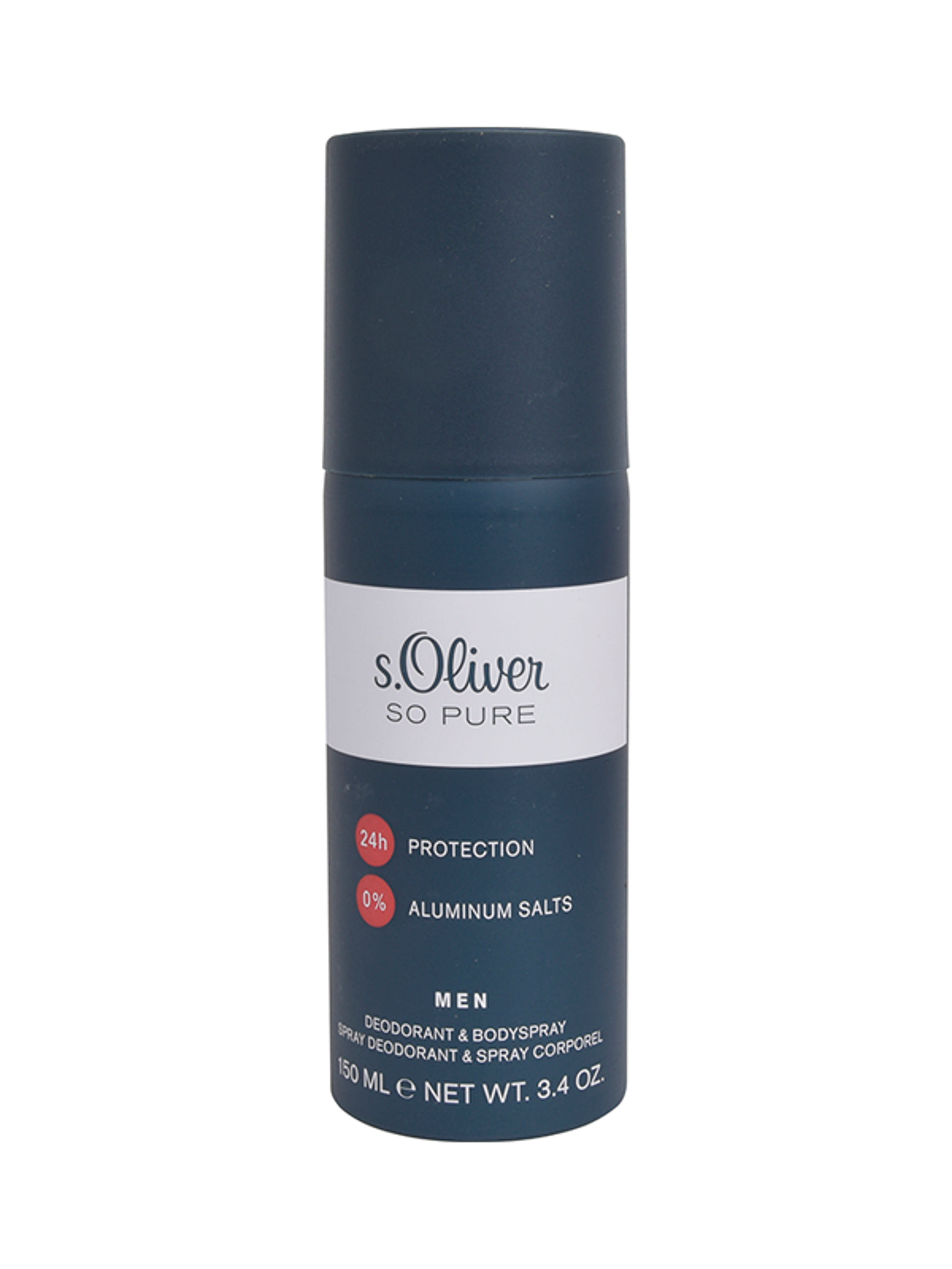 S.oliver deodorant spray so pure man - 150 ml