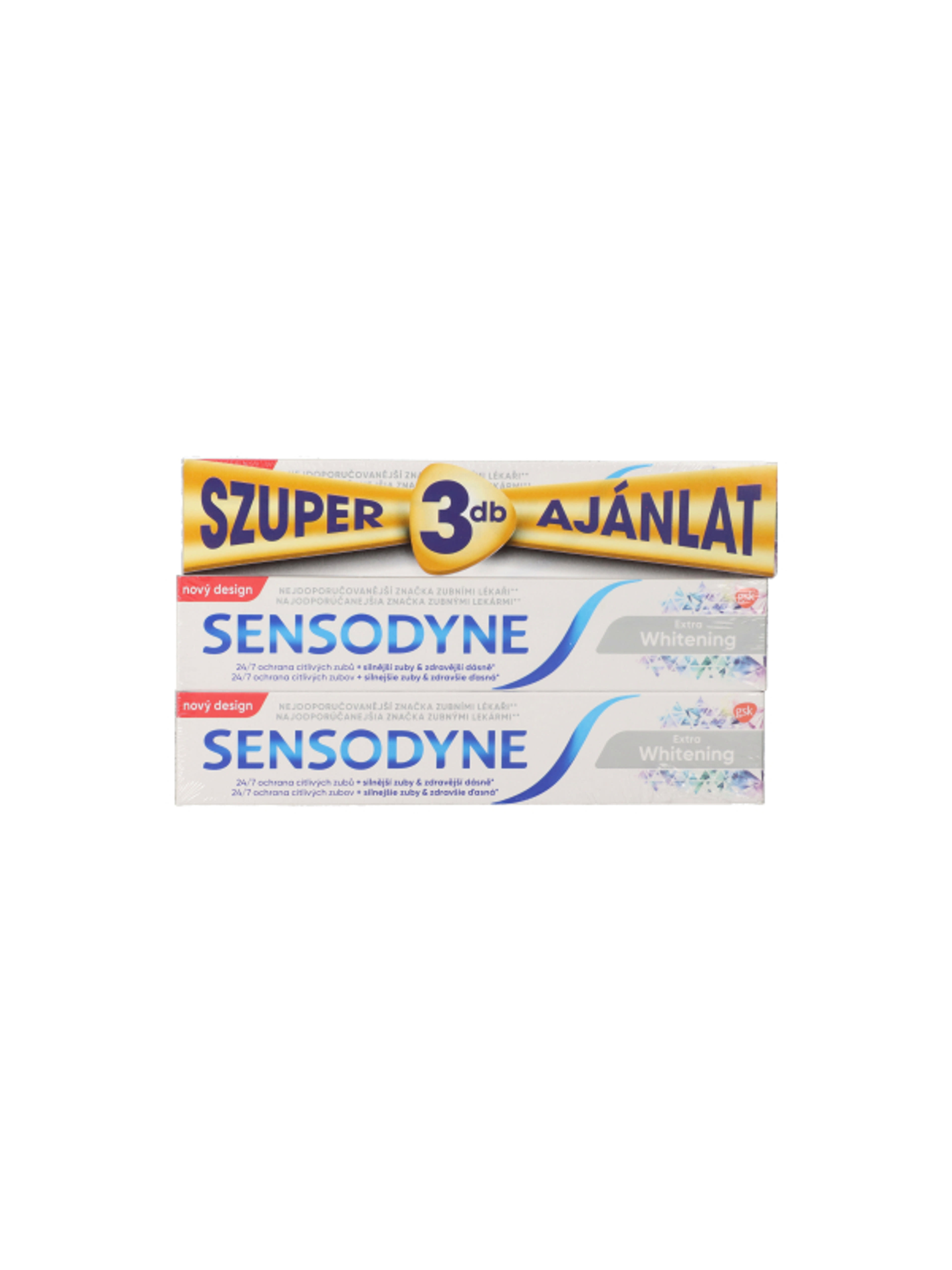 Sensodyne Whitening fogkrém Trio pack 3x75 ml - 225 ml-3