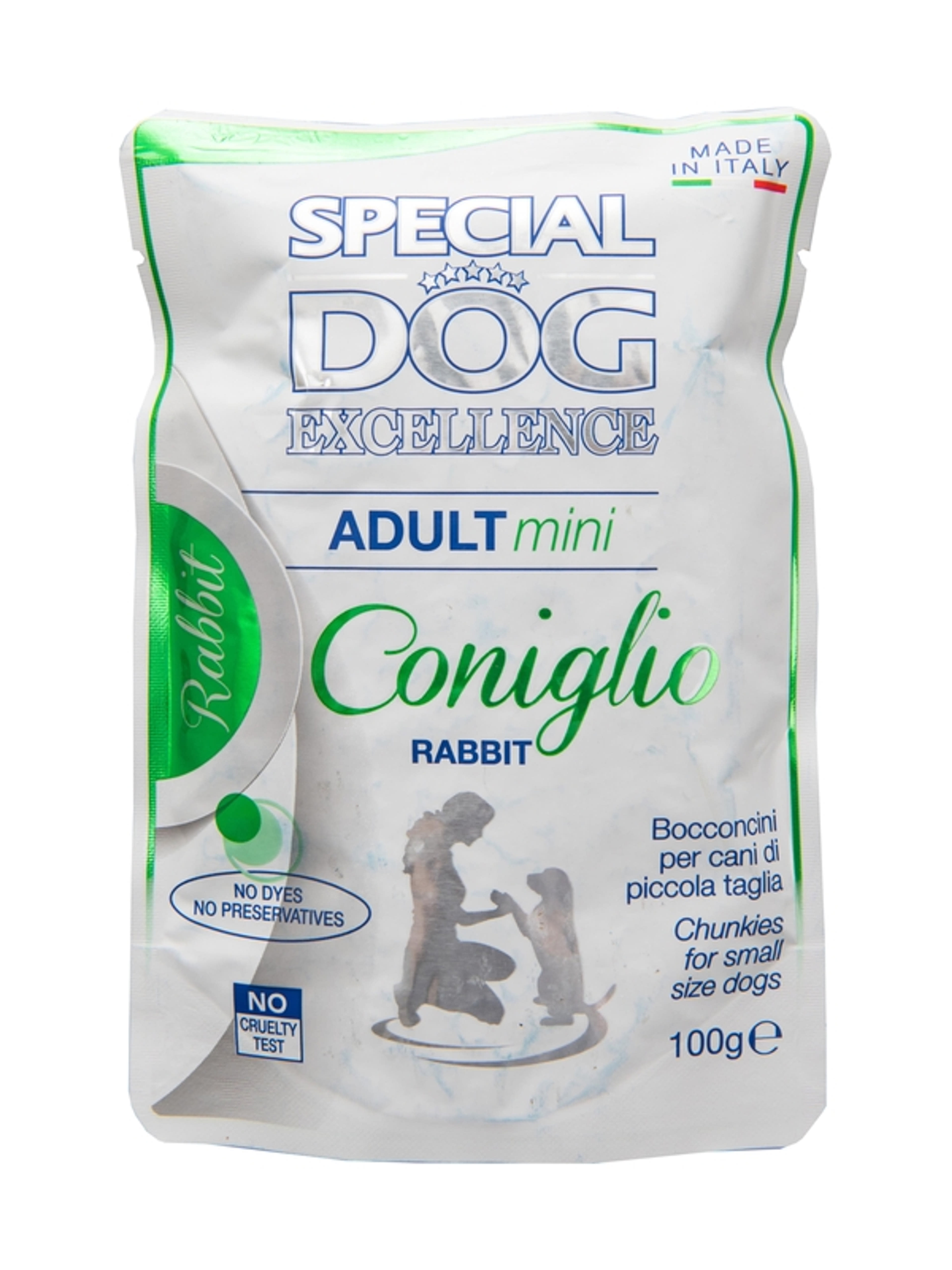 Special Dog Excellence Adult Mini Pouch alutasak kutyáknak, nyúl - 100 g