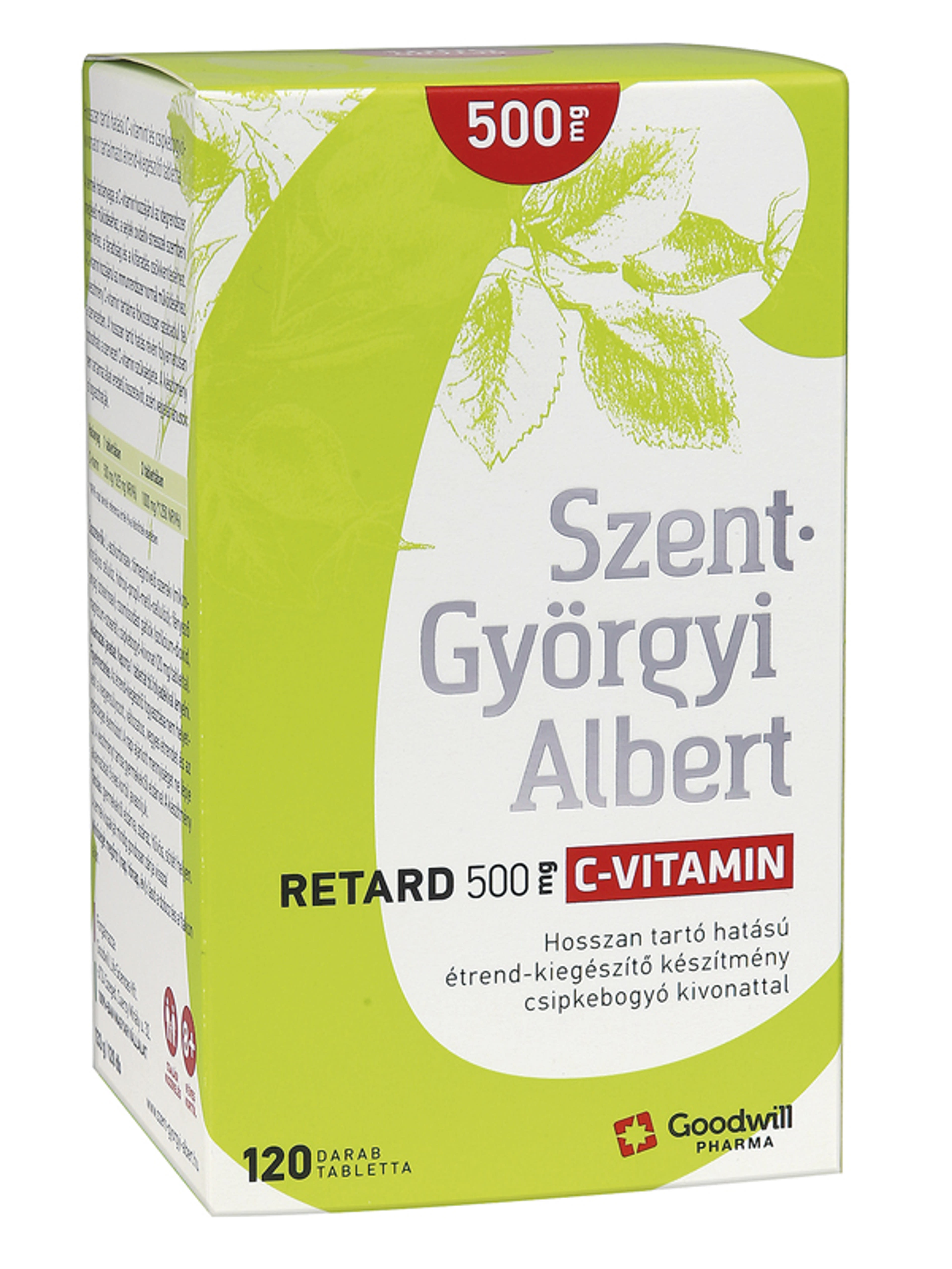 Szent-Györgyi Albert C-Vitamin 500mg Retard Étrend-Kiegészítő Tabletta - 120 db