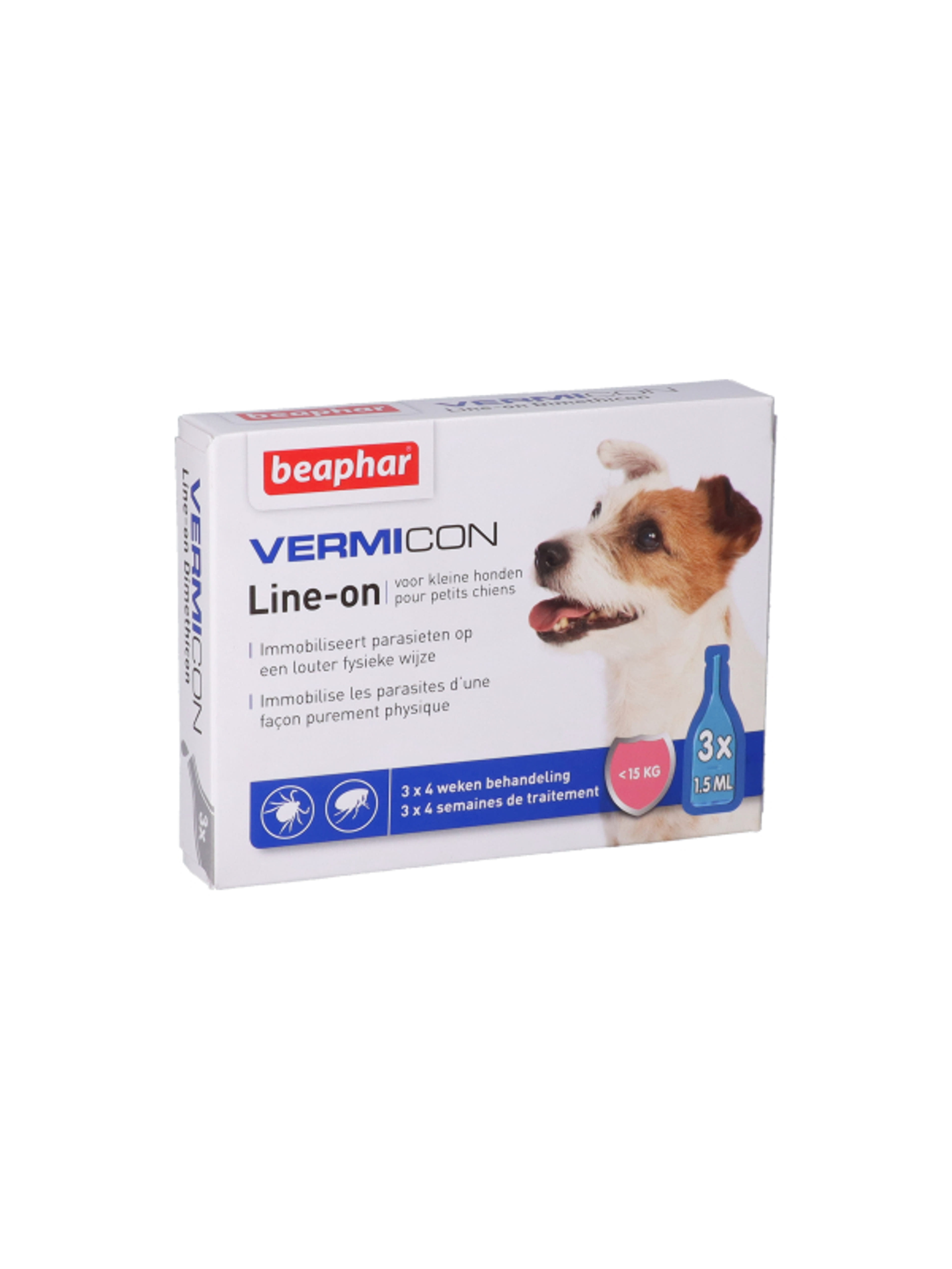 Vermicon spot-on kutyáknak 15 kg-ig, 3*1,5 ml - 4,5 ml-1