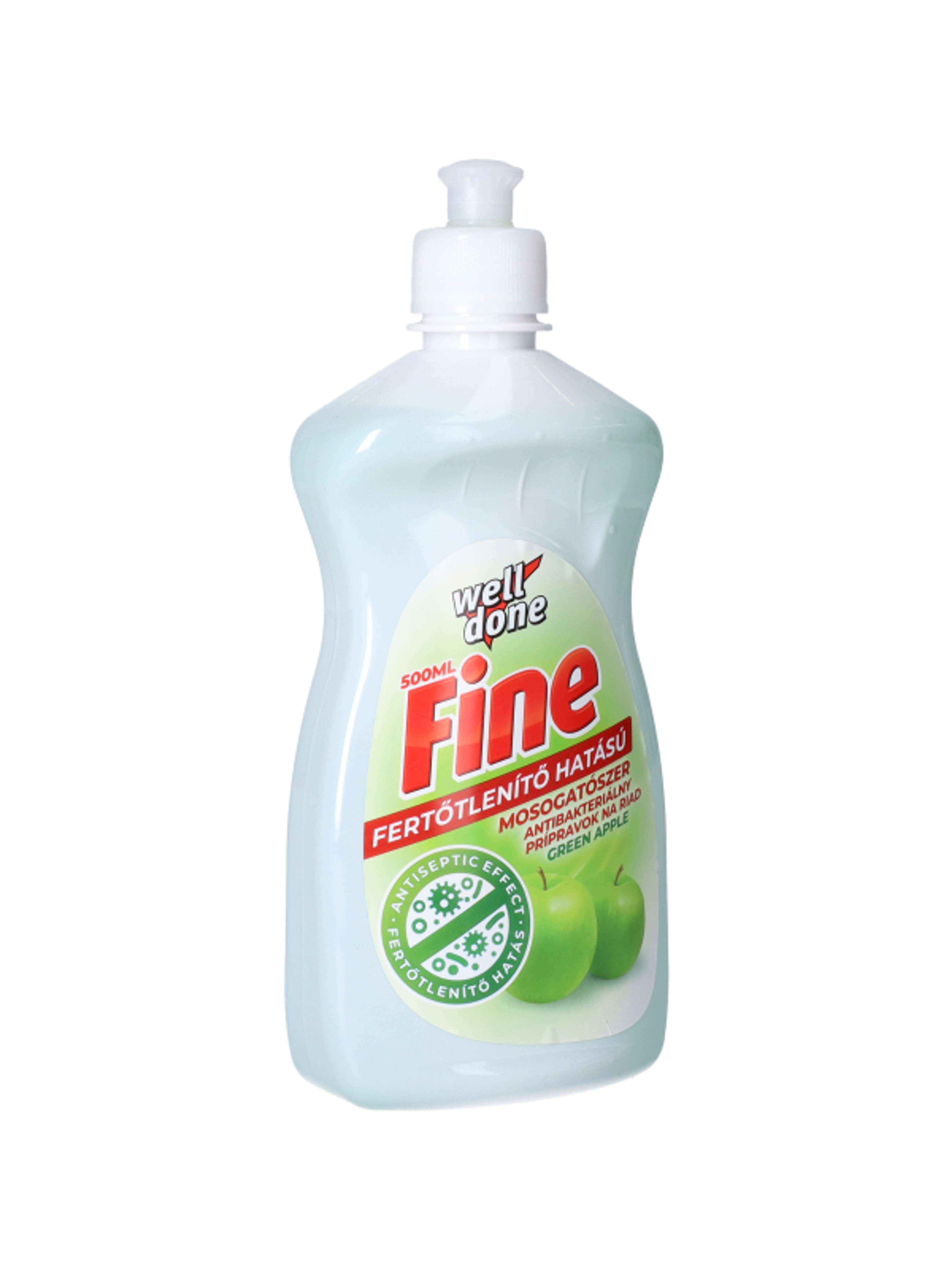 Well Done fine fertőtlenítő mosogatószer green apple - 500 ml
