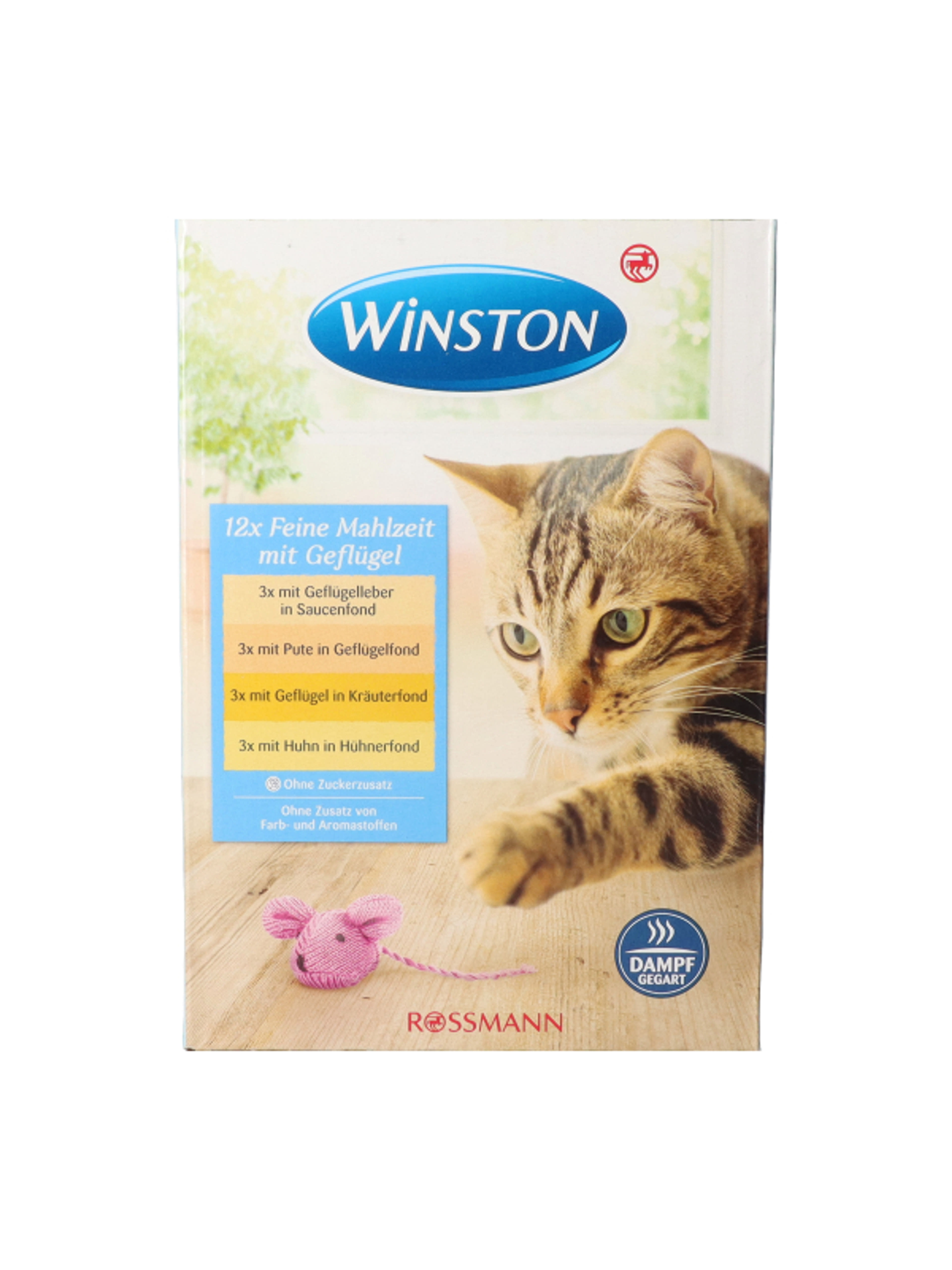 Winston alutasak macskáknak szárnyas 12*100 g - 1200 g