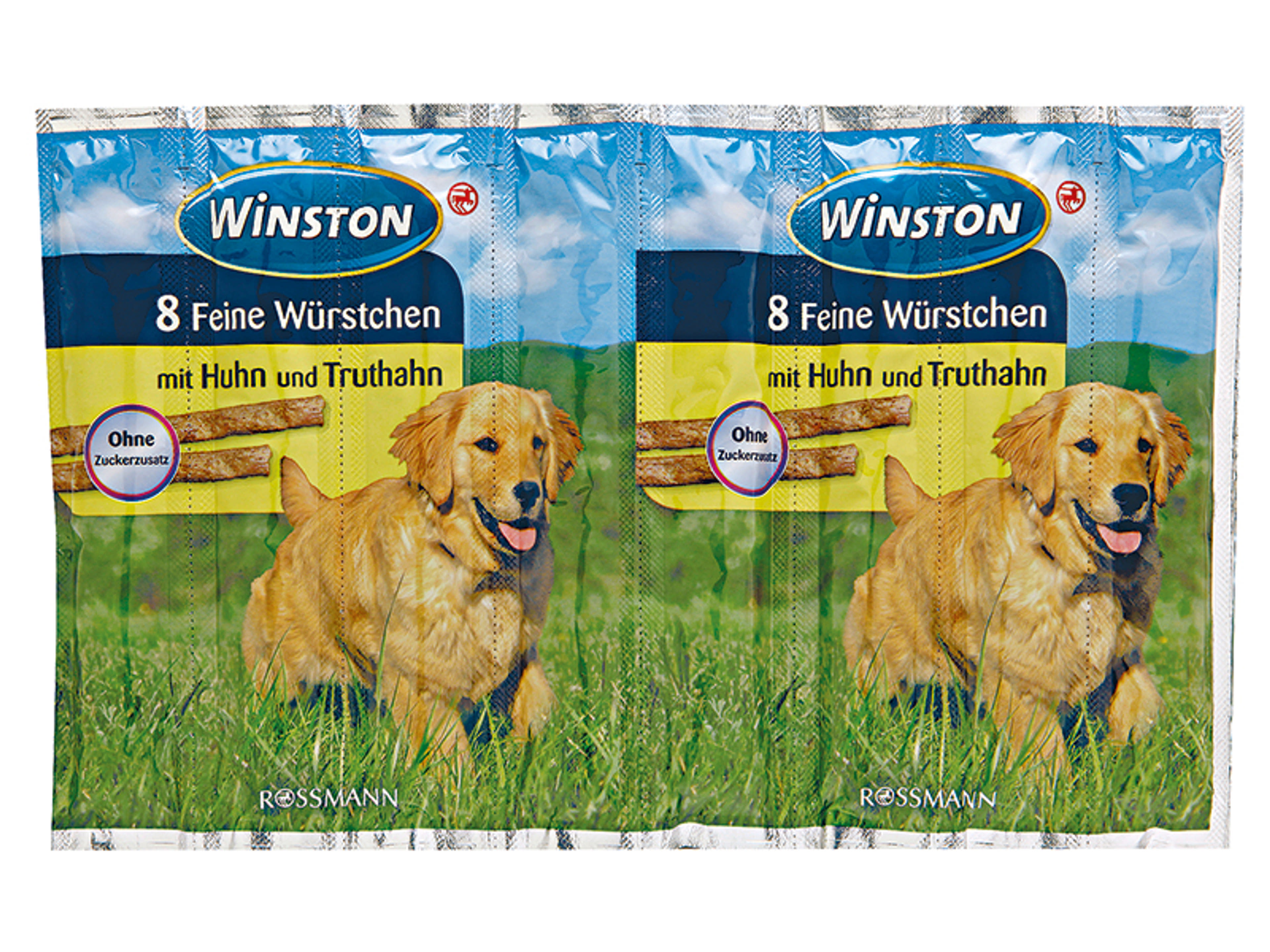 Winston jutalomfalat kutyáknak, kolbász, csirke-pulyka 8 db - 88 g-1