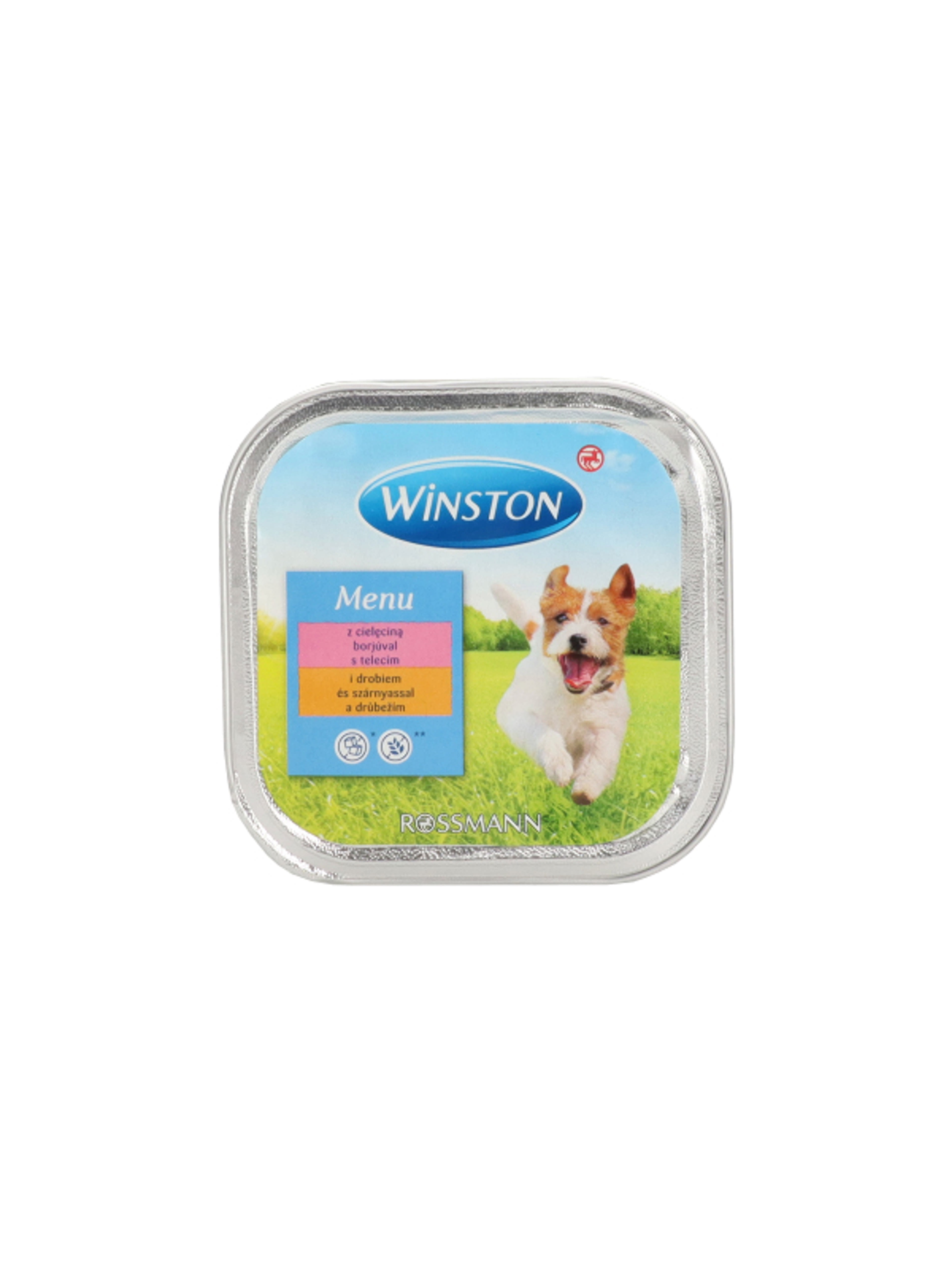 Winston Fenséges Menü alutasak kutyáknak, borjú és szárnyas hússal - 150 g-1