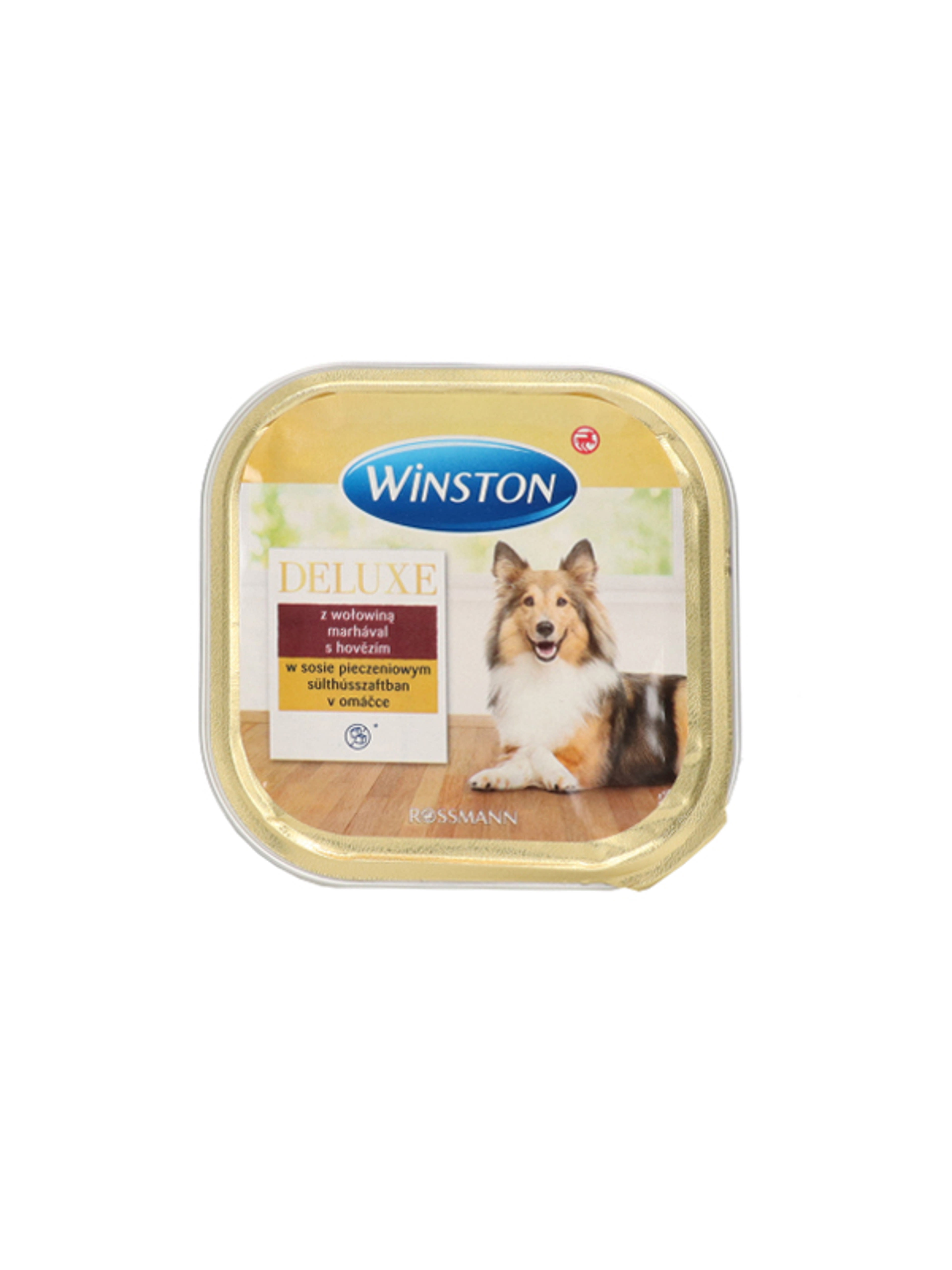 Winston Fenséges Menü alutasak kutyáknak, marhahúsos falatok mártásban - 300 g-1