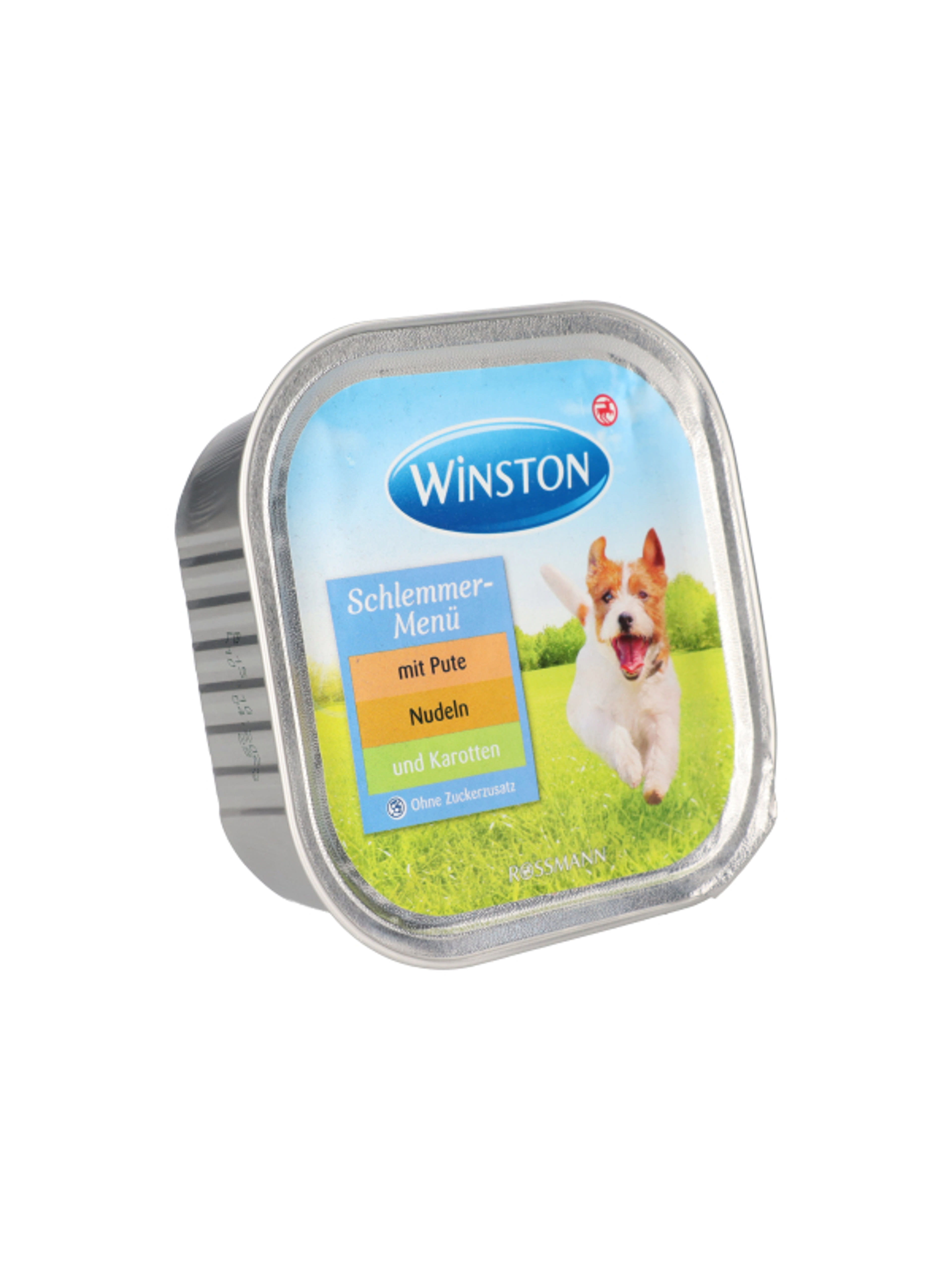 Winston Fenséges Menü alutasak kutyáknak, pulykahús, tészta és répa - 300 g-2