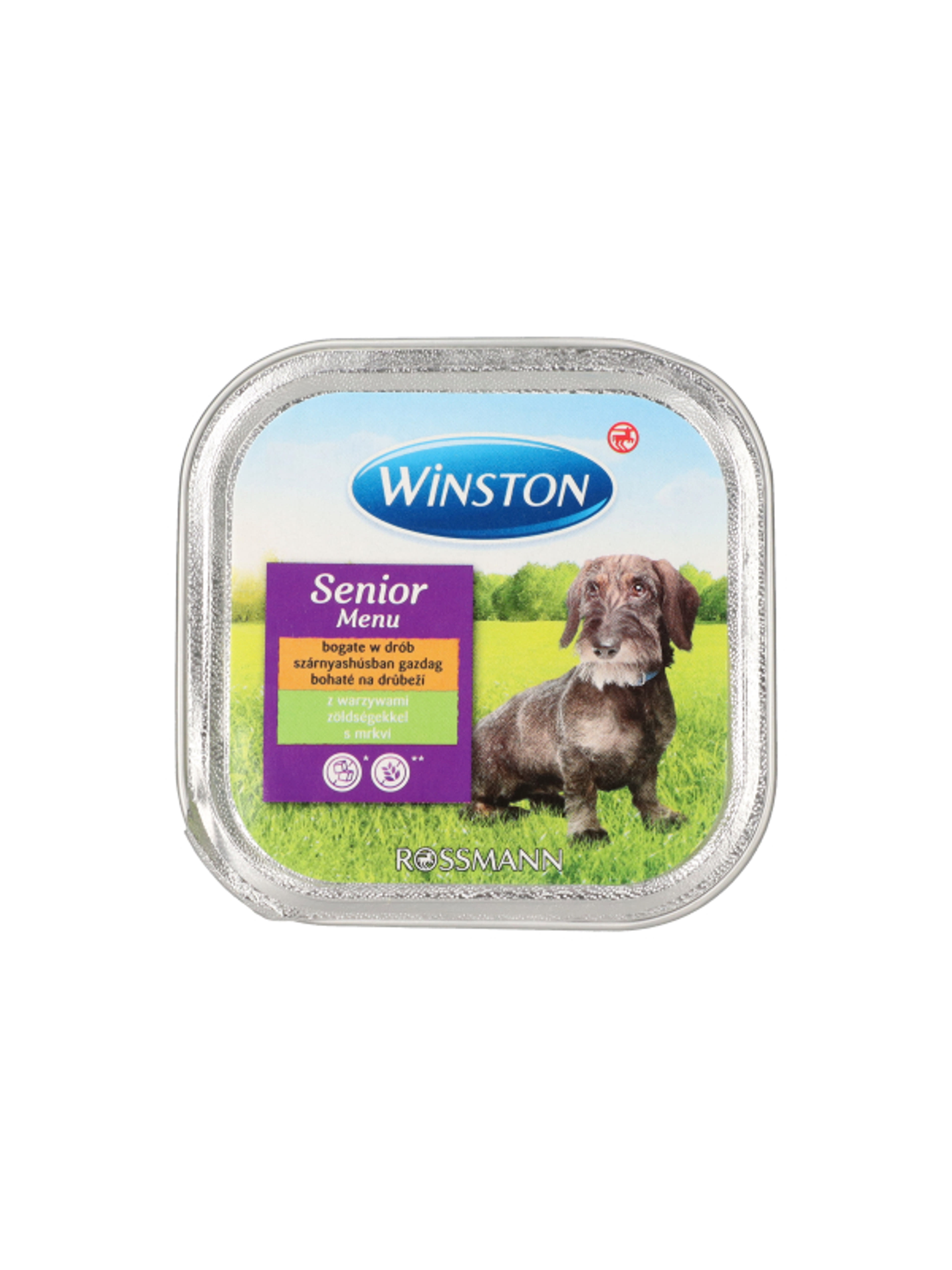 Winston Fenséges Menü alutasak kutyáknak, szárnyashússal és zöldséggel - 150 g