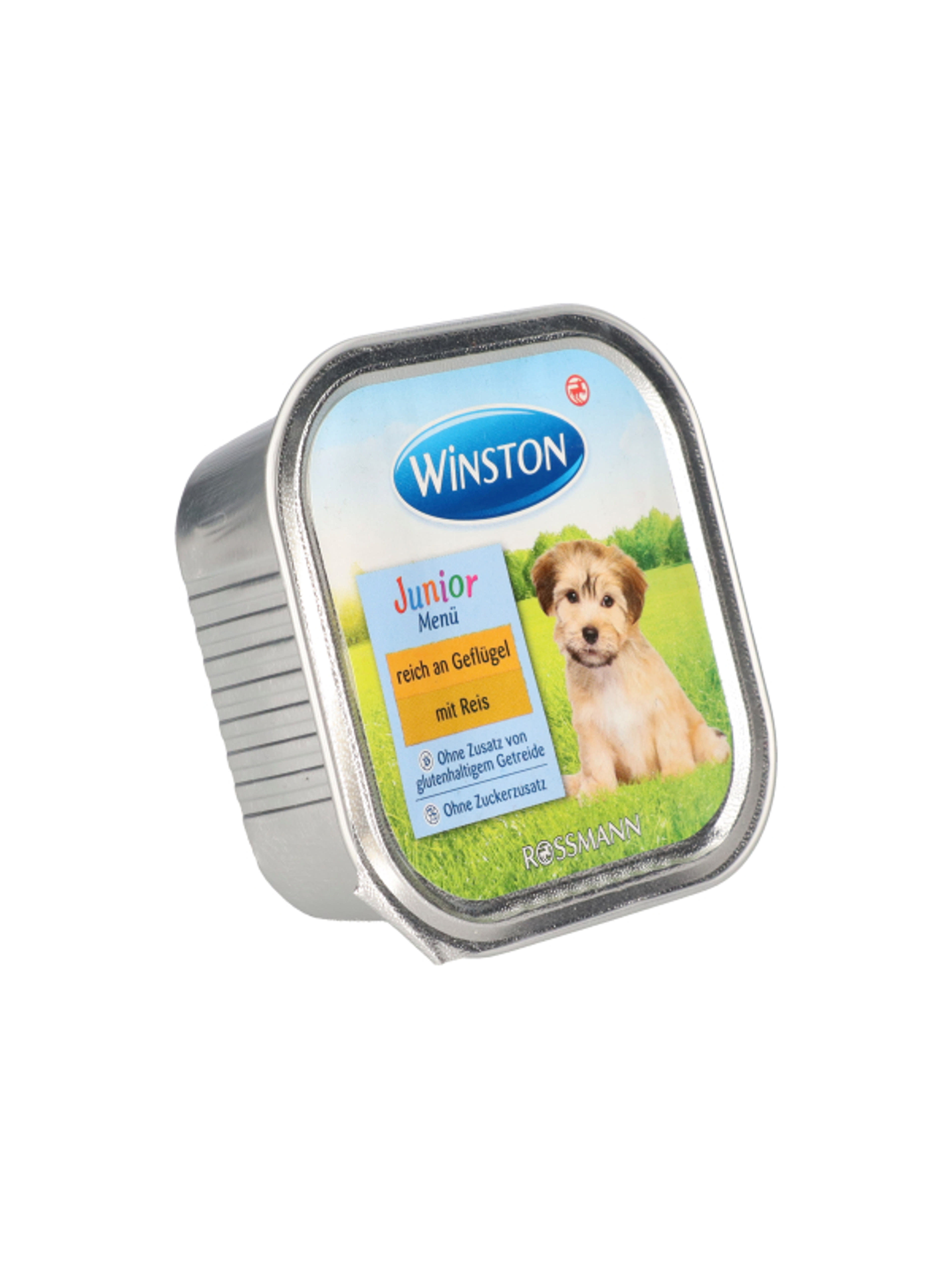 Winston Fenséges Menü Junior alutasak kutyáknak, szárnyashússal - 150 g-2