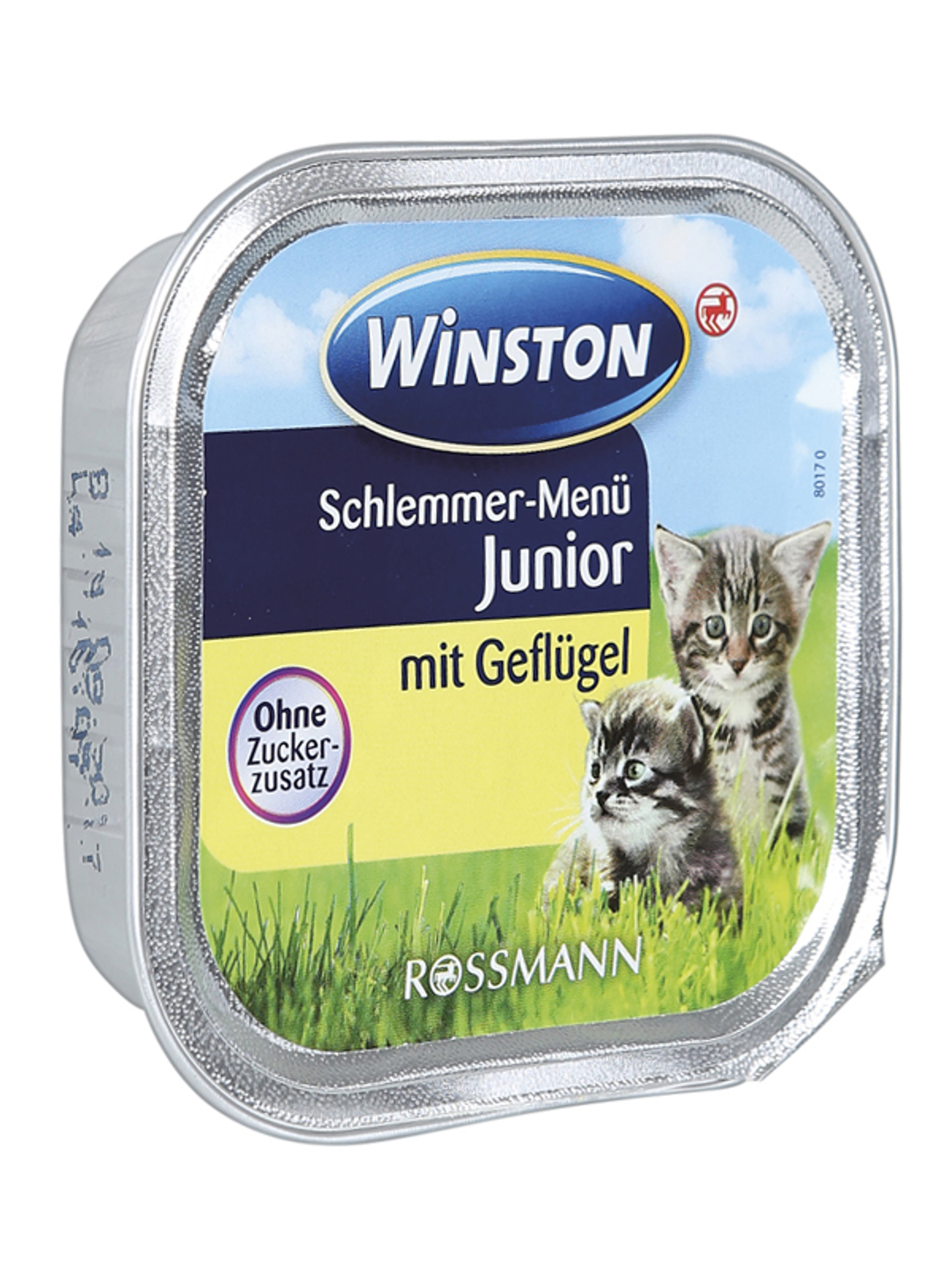 Winston Fenséges Menü Junior alutál macskáknak, szárnyashús - 100 g