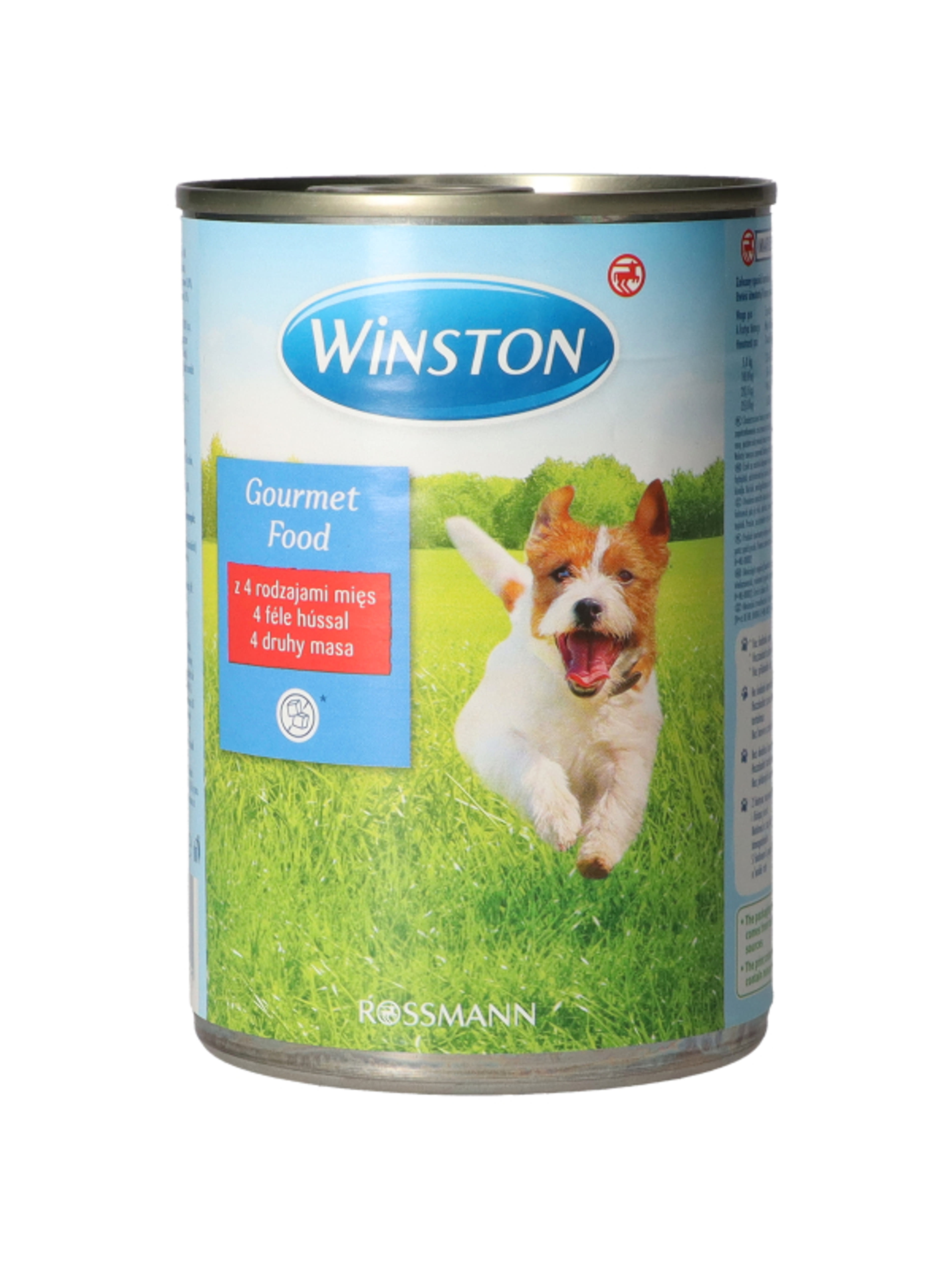 Winston Fenséges Menü konzerv kutyáknak, 4 húsos - 400 g