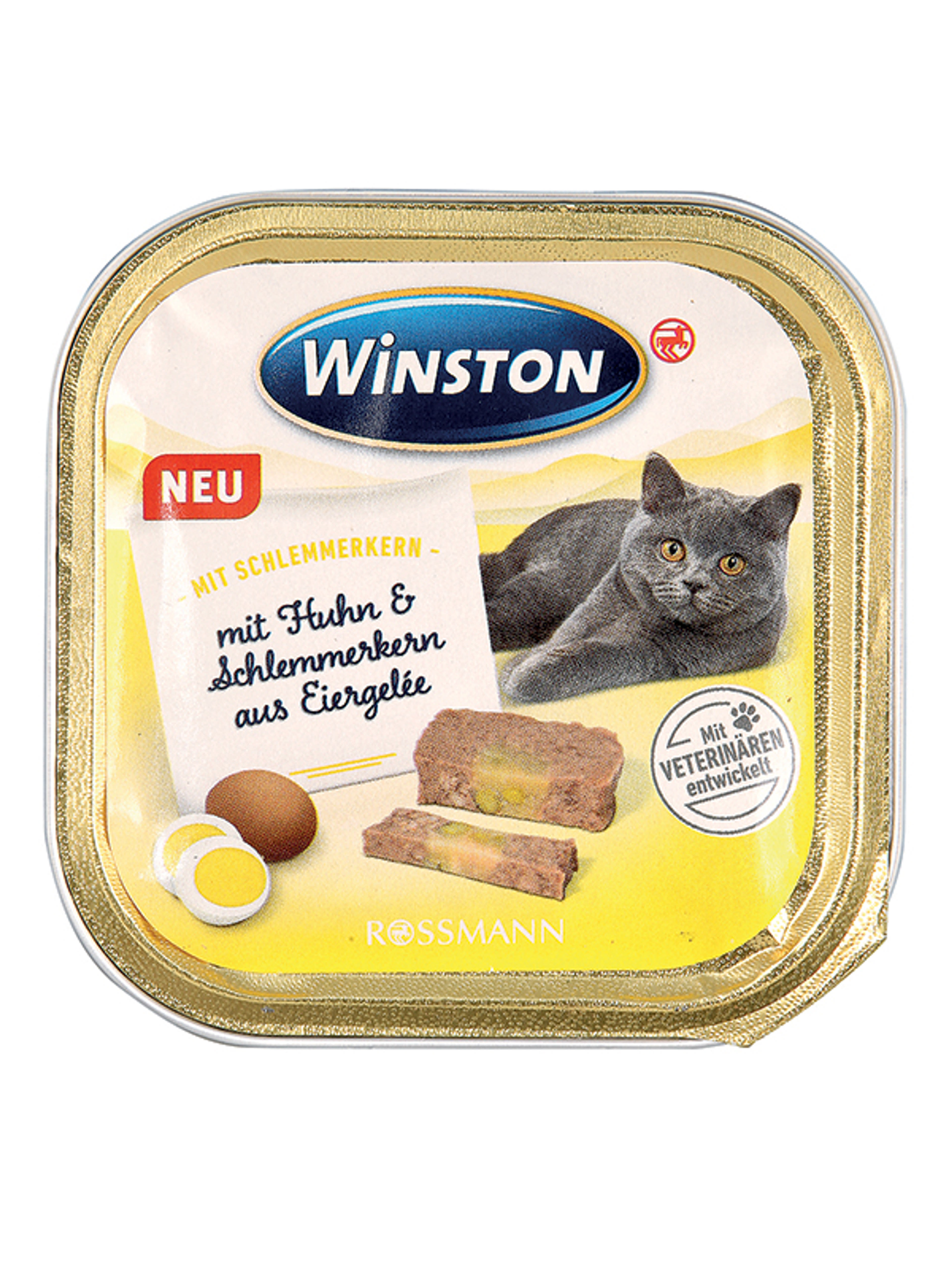 Winston Fenséges Menü alutál macskáknak, közepén tojással - 100 g