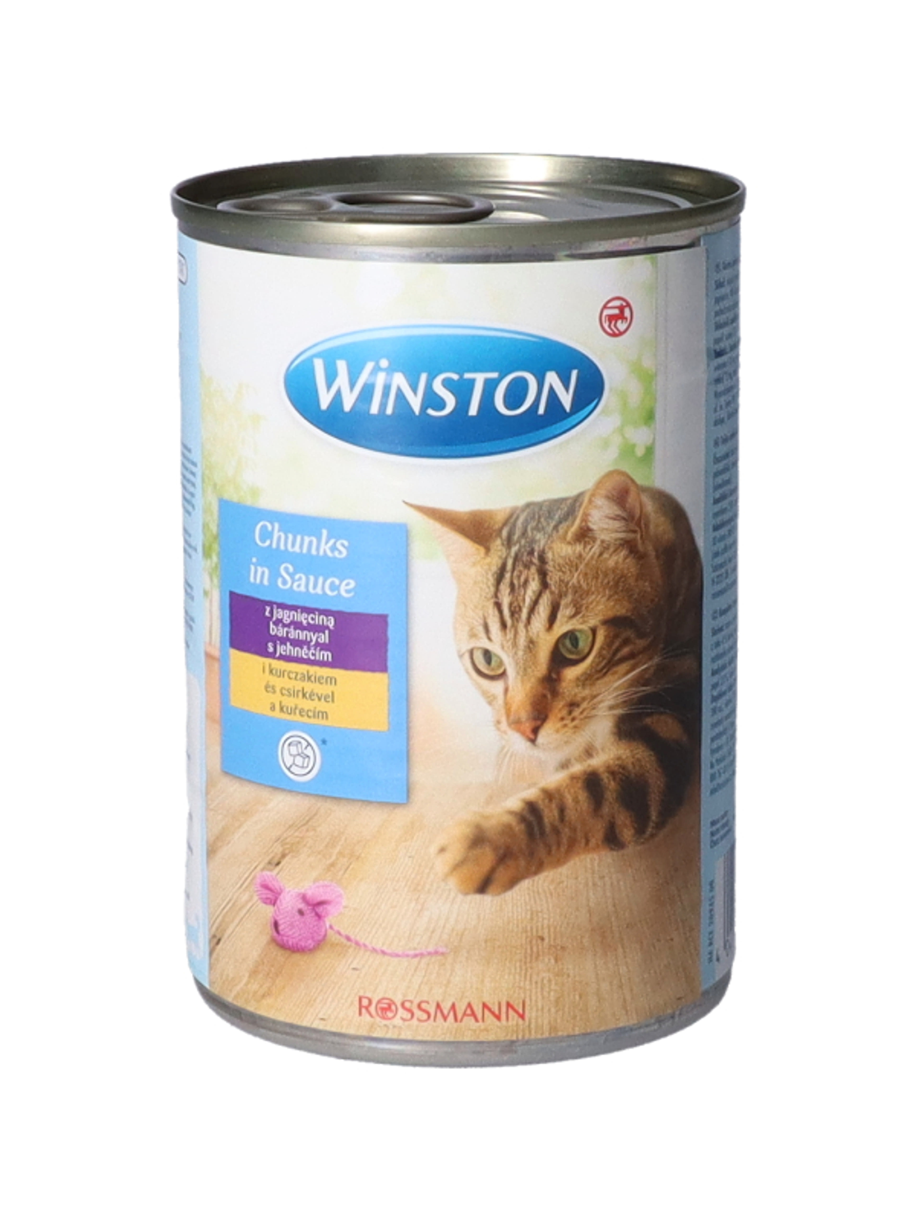 Winston konzerv macskáknak, bárány és csirkehússal - 400 g