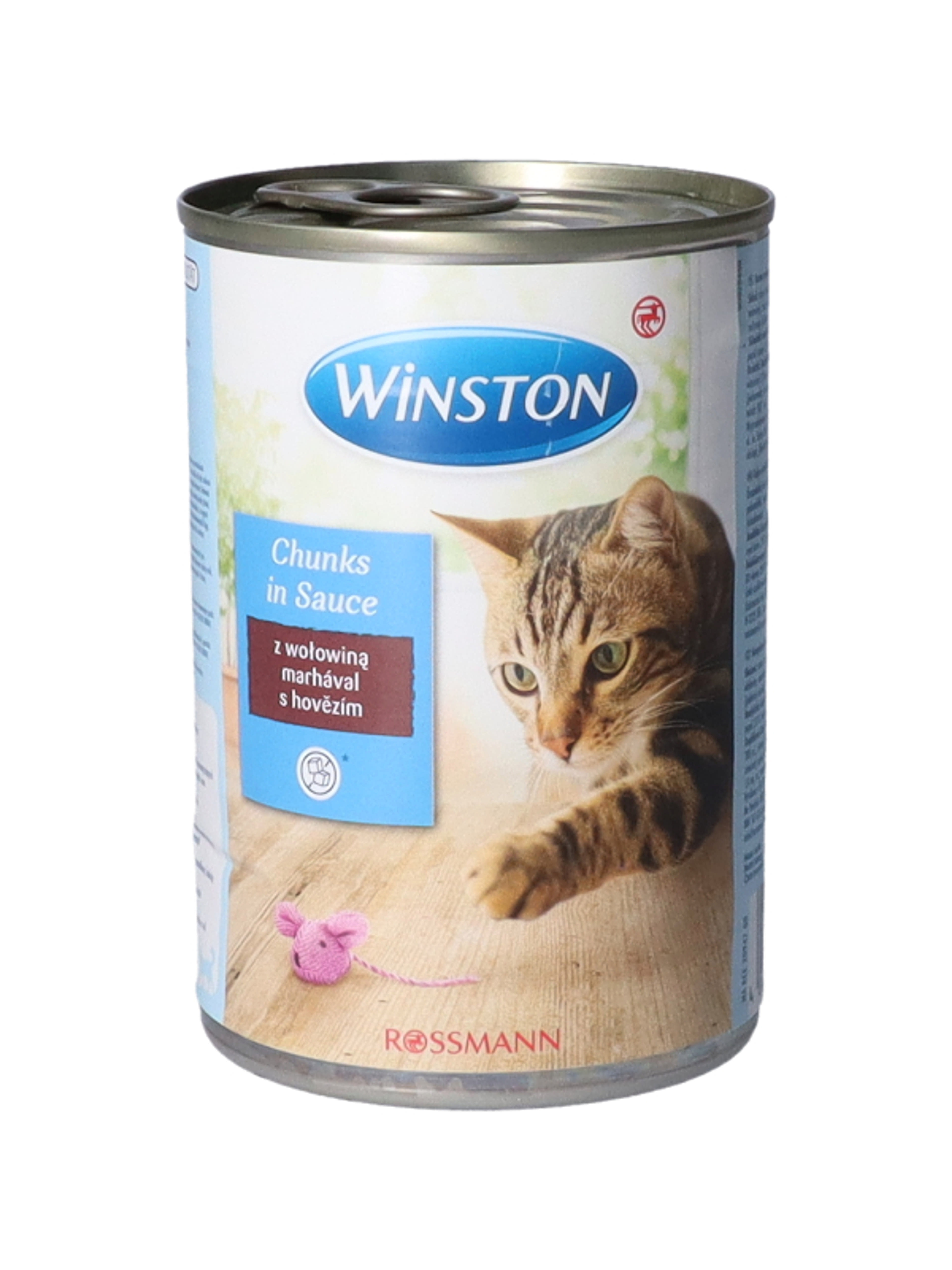 Winston konzerv macskáknak, marhahússal - 400 g