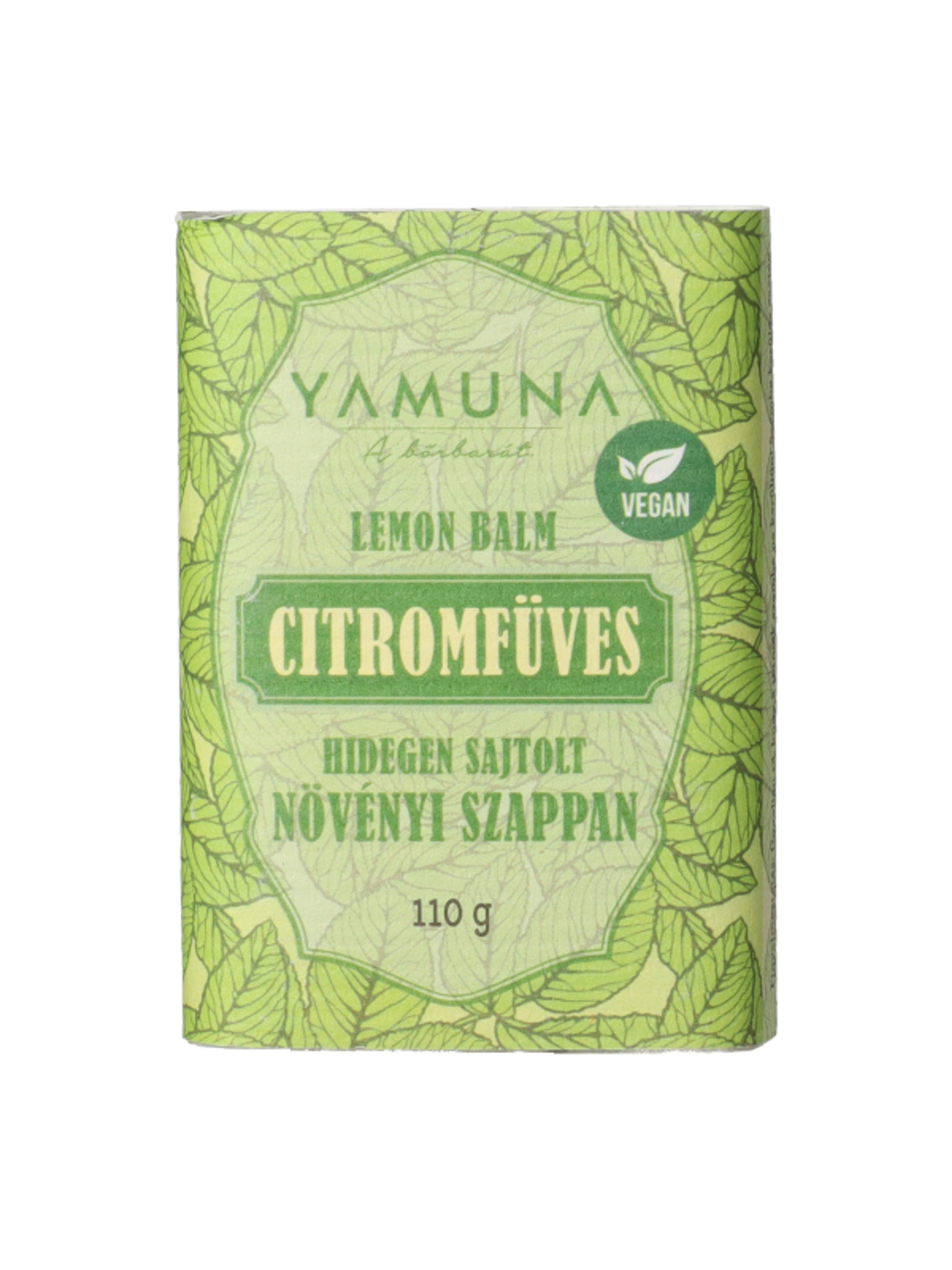 Yamuna hidegen sajtolt szappan citromfű- 110 g
