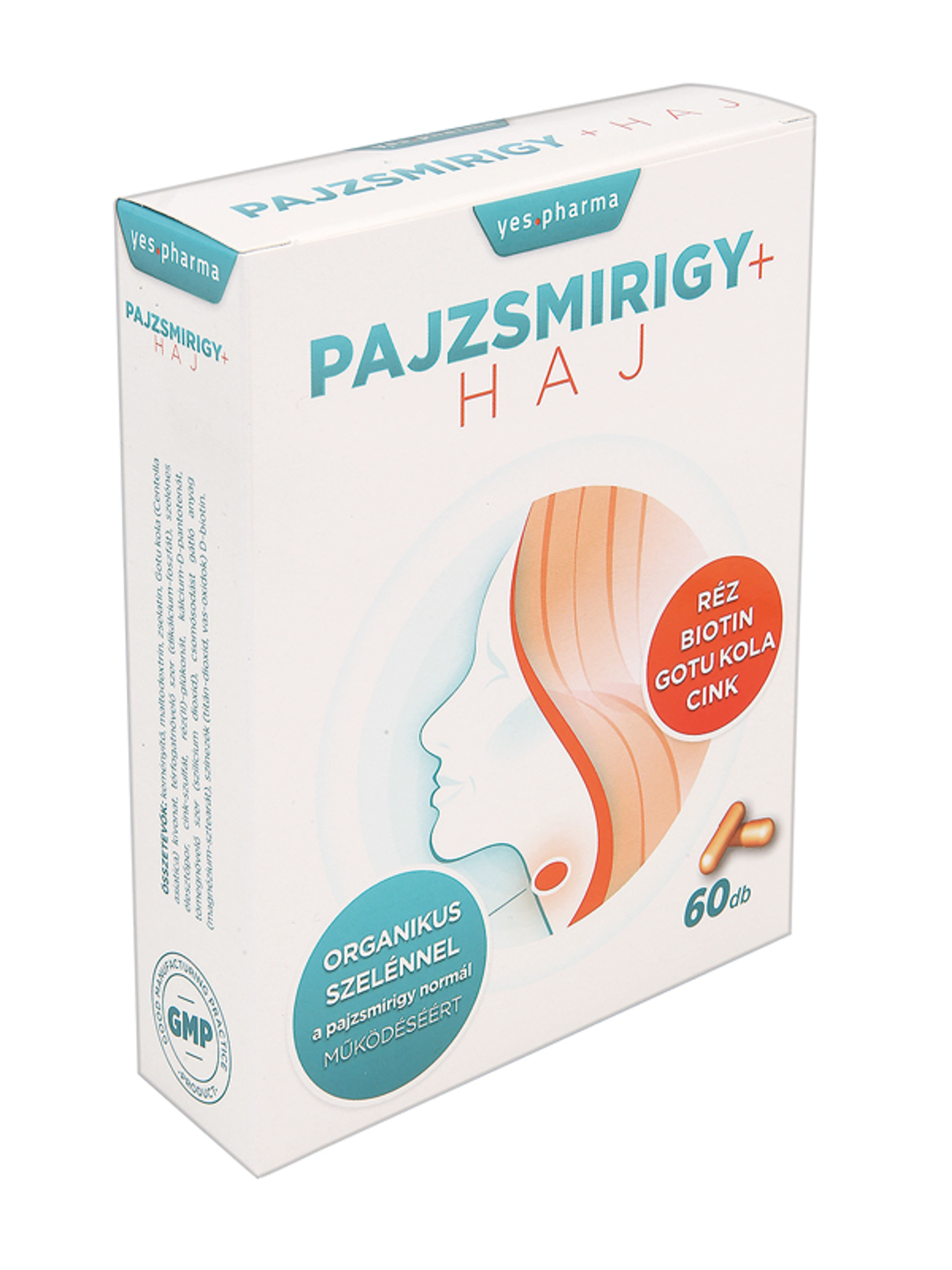 Yes Pharma Pajzsmirigy+ Haj Kapszula - 60 db-1