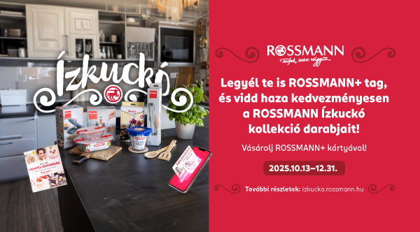 Vár a Rossmann Ízkuckó – 12 héten át tartó finom meglepetések a hűséges vásárlóknak