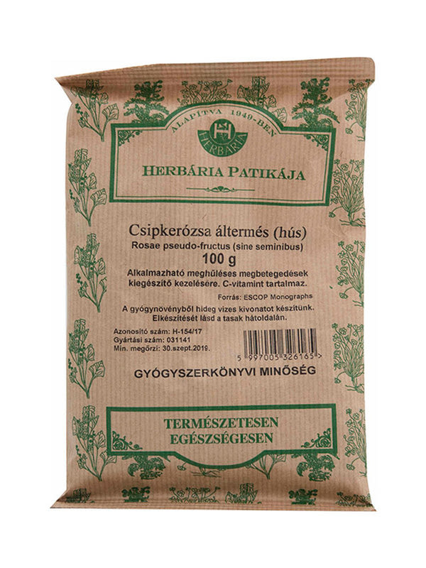 TERMÉKVISSZAHÍVÁS - HERBÁRIA Zrt Csipkebogyó hús 100g