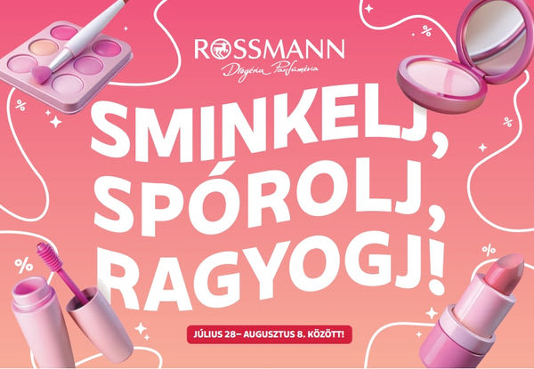 Sminkelj, spórolj, ragyogj! 2025. július 28-augusztus 8.